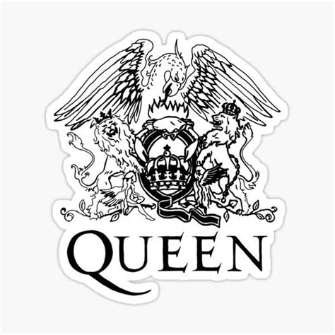 Queen Band Stickers for Sale | Band stickers, Black stickers, Rock band ...