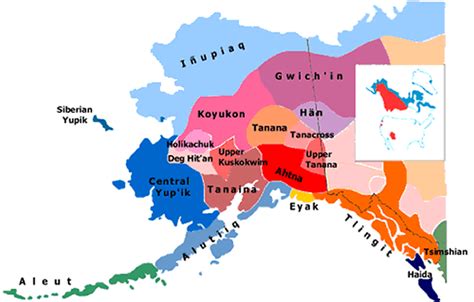 Alaska Native languages index on www.Alaskool.org