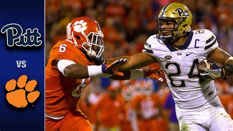 Pitt vs. Clemson Football Highlights (2016) - YouTube