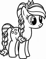 Pony Cartoon My Little Coloring Pages  Wecoloringpagecom sketch template