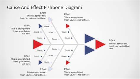 Flat Fishbone Diagram for PowerPoint - SlideModel