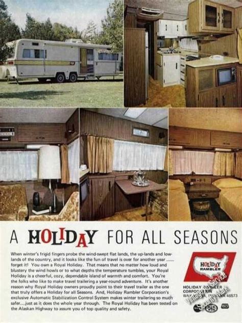 Home Interior: 1973 Holiday Rambler Floor Plans / Trailers Park Trailers Forest River Cottage ...