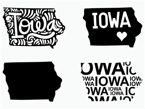 Iowa SVG/ Iowa clipart/ Iowa state svg/ Cricut / printable / | Etsy