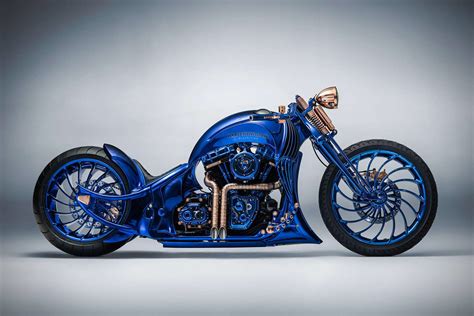 Harley-Davidson 'Blue Edition' Cruiser | HiConsumption