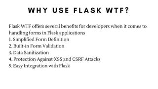 Python Flask WTF.pptx | Free Download