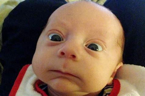 Hilarious photos of babies faces as they fill there nappies new online sensation - Daily Star