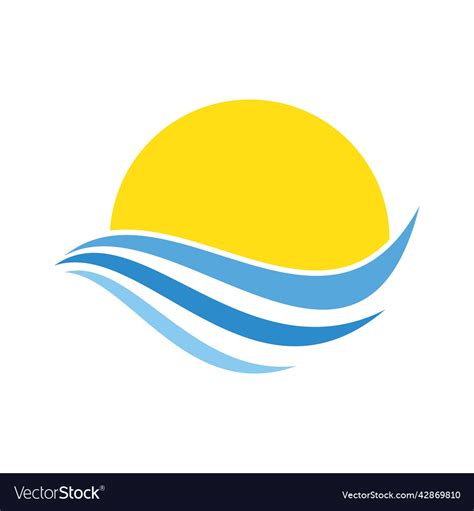 Water wave Royalty Free Vector Image - VectorStock