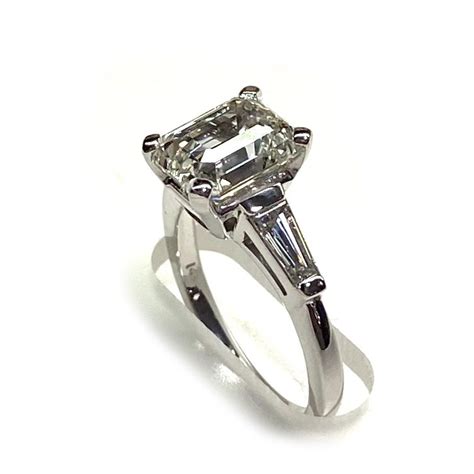 3 Carat Lab Grown Diamond Ring - Emerald Cut | Katz Jewelry Company New York City