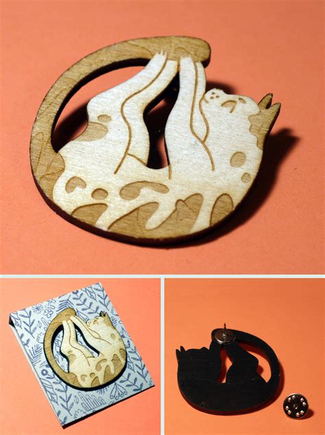 Laser Cut Pins :: Behance