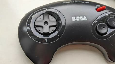 SEGA MEGADRIVE CONTROLLER - Model 1650 Red Button VGC - Tested Working ...