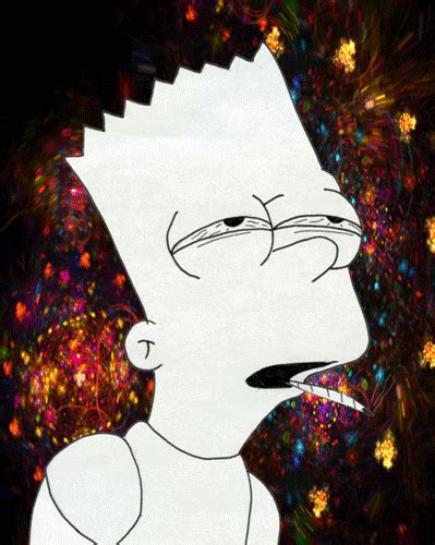 Stoned GIF - The Simpsons Bart LSD - Descubre y comparte GIF