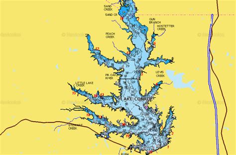 Map Of Lake Conroe Tx | Wells Printable Map