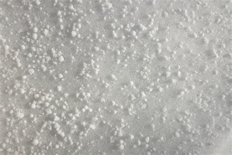 Close Up of Graupel Snow Pellets, Formed when Supercooled Water Droplets Freeze Onto Snow ...