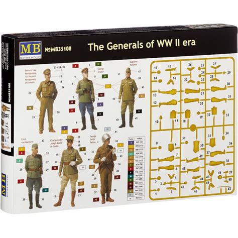 1/48 WW2 Famous Generals of WW2 Box (Tamiya)