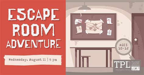 Escape Room Adventure | Troy Public Library