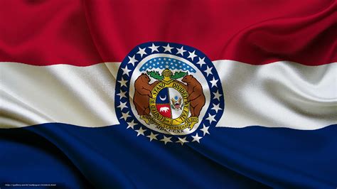 Download wallpaper flag, State, Missouri, state flag of missouri free desktop wallpaper in the ...