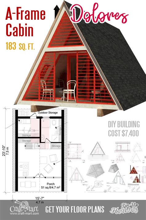 111-small-house-plans-A-frame-Dolores - Craft-Mart