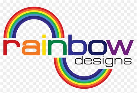 Designer Vector Logo Design - Rainbow Logo Clipart (#416098) - PikPng