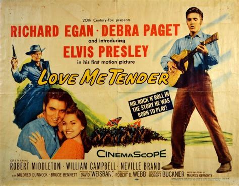 Movie Poster "Love Me Tender" 1956, Elvis Presley : Lot 1199