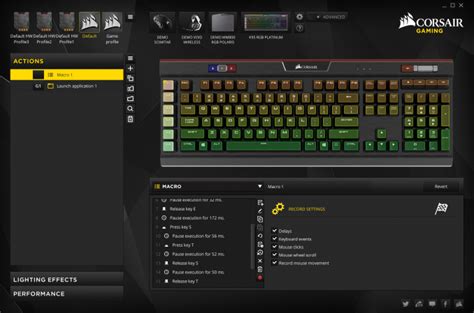 The (New) Corsair Utility Engine Software - The Corsair Gaming K95 RGB Platinum Mechanical ...