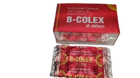 B Colex B Complex Capsule General Medicines at Best Price in Ernakulam | United Pharma