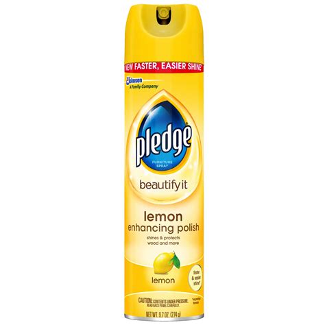 Pledge® Beautify Lemon Enhancing Polish - 9.7 oz. | East Coast Paper | Oceanside, NY