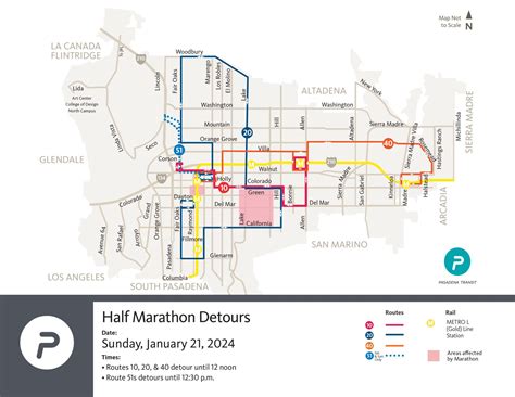 Rose Bowl Half Marathon - Pasadena Transit