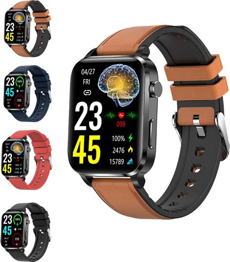 F57L Wolfnotch Diabetic Smartwatch, Diabetic Watch Glucose Monitor, Wolf Notch Smart Watch Blood ...