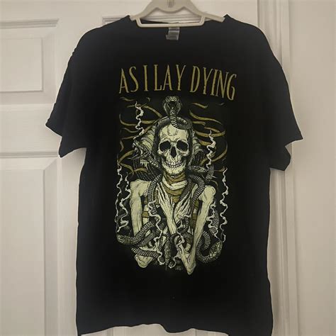 As I Lay Dying band shirt Size - Medium Light... - Depop