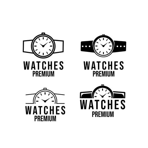 set collection watch vintage luxury logo icon design 3189900 Vector Art ...