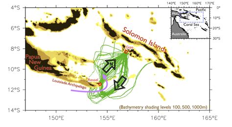 Solomon Sea Transport | Pacific Equatorial Western Boundary Currents