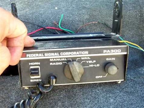 Federal Signal Corporation Pa300 Wiring Diagram - Wiring Diagram Pictures