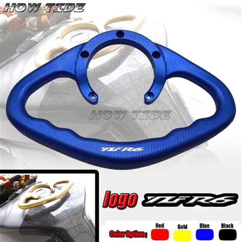 YZF R6 2000 2014 2013 Motorcycle Accessories CNC Passenger Handgrips ...