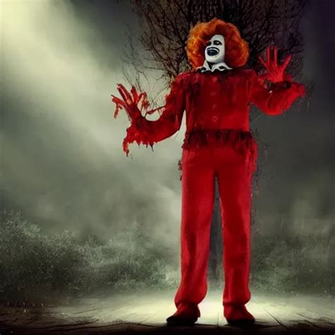 stunning awe inspiring ronald mcdonald horror movie,, | Stable Diffusion | OpenArt