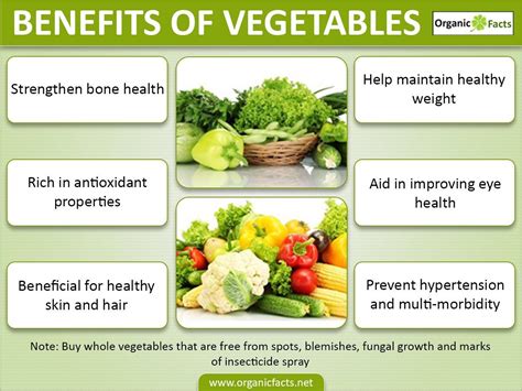 Vegetable Eating Benefits - health benefits