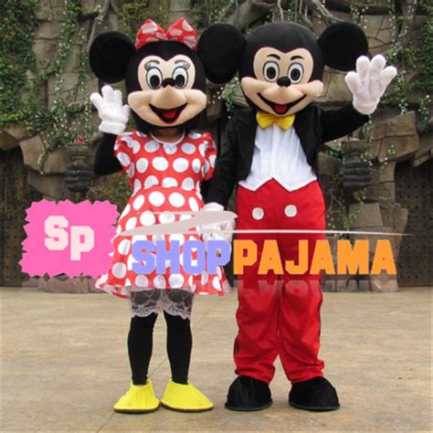 Disney Minnie, Mickey,Donald Duck,Daisy Duck,Pluto & Goofy Mascot Costume