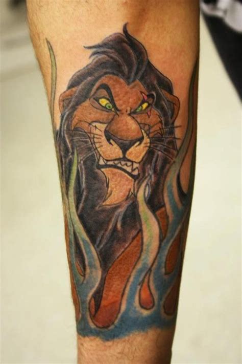 Scar tattoo done at Red Wing Tattoo in Winona, MN | Lion king tattoo, Disney tattoos, Trendy tattoos