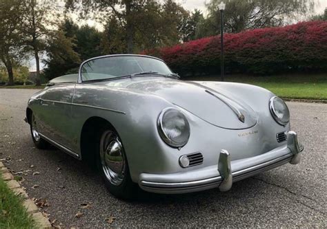 1958 Silver Metallic Porsche 356A – Porsche Speedster Values