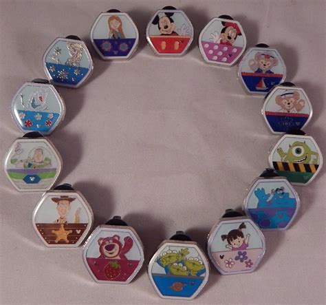 Walt Disney World Park Trading Pin Ferris Wheel Complete Set of 14 Pins ...