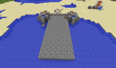 Automatic Piston Bridge Minecraft Map