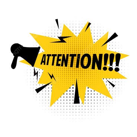 Attention Please Vector Art PNG, Attention Please Symbol, Attention ...