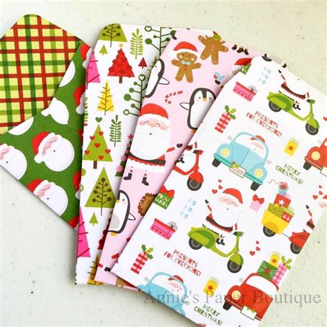 Christmas Gift Card Envelopes - Bundle No.2 | Christmas gift card, Card envelopes, Gift card ...