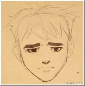 Drawing A Worried Face Without Frowning