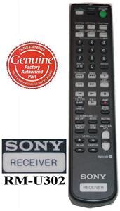 NEW Sony Receiver Remote Control RM-U302 STR-DE325 STR-DE425 STR-SE381 ...