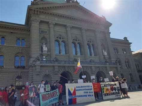 ALPSIDE DOWNED: Protesters rally in Swiss capital vs Philippine terror law