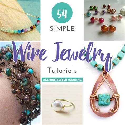 54 Simple Wire Jewelry Making Tutorials | AllFreeJewelryMaking.com