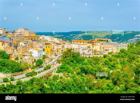 Aerial view of Ragusa, Sicily, Italy Stock Photo - Alamy