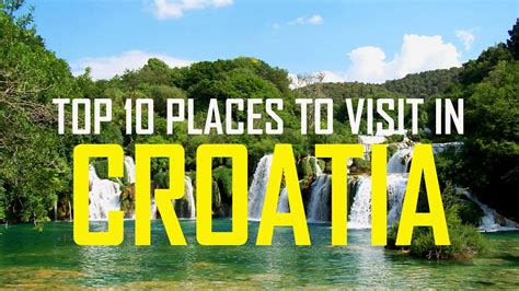 Top 10 Places To Visit in Croatia | Tourist Attractions in Croatia | Travel Croatia - Top 10 ...