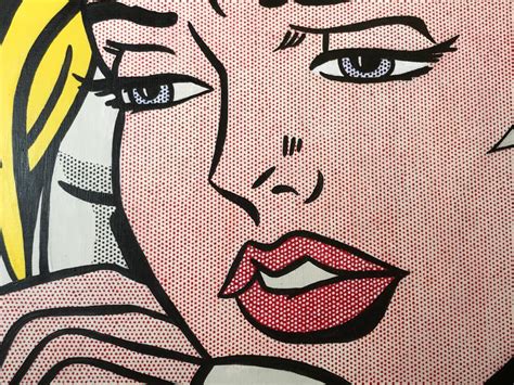 Sold Price: MEL Signed Ben Day Dots Pop Art Painting - December 3, 0120 ...