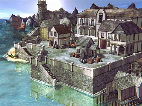 pirate town - Google Search | Fantasy town, Fantasy places, Pirate island